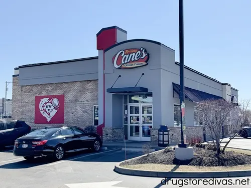 The outside of a Raising Canes location.