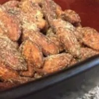 Savory Almonds in a bowl.