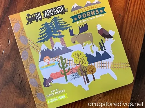 The cover of the All Aboard National Parks book.