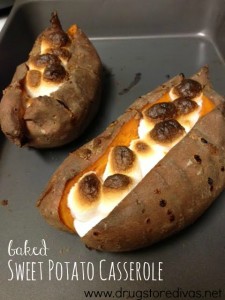 Looking for a new way to eat sweet potatoes? Try this Baked Sweet Potato Casserole from www.drugstoredivas.net.