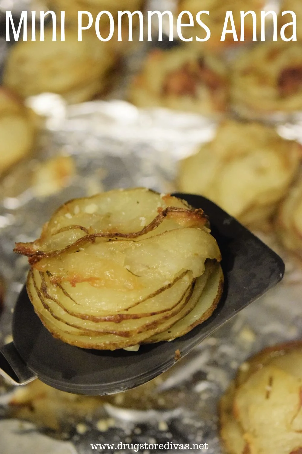 Mini Pommes Anna are a great way to serve individual portions of the popular dish. Find out how to make them on www.drugstoredivas.net.