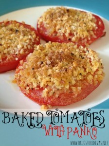 Baked Tomatoes With Panko #recipe