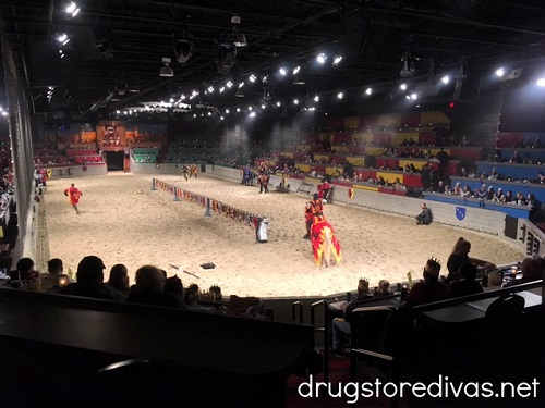 The arena at Medieval Times.