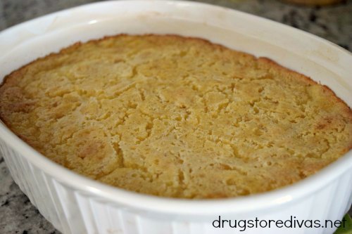 Looking to be the hit of your next pot luck? This corn casserole recipe from www.drugstoredivas.net is PERFECT!