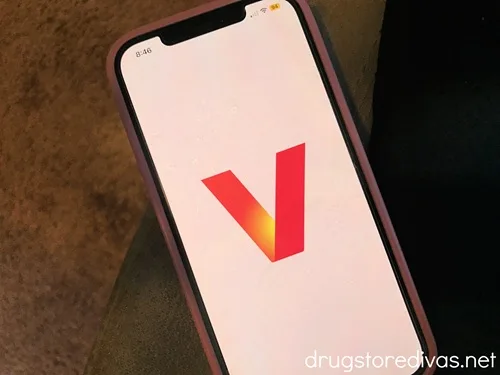 A cell phone open to the Verizon app.