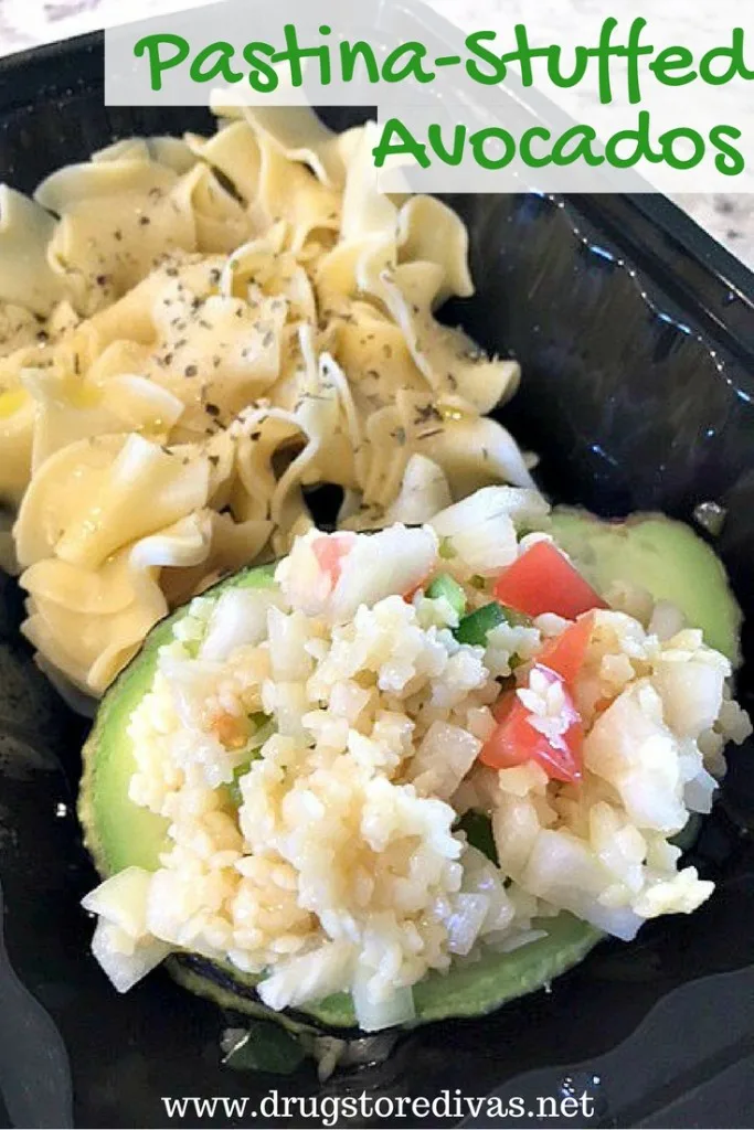 Pastina-Stuffed Avocados.