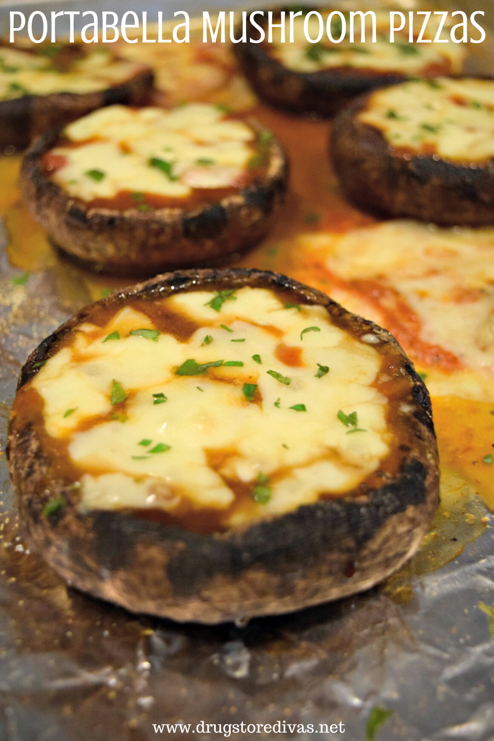 Portabella Mushroom Pizzas.