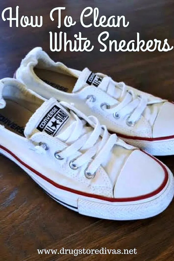 How To Clean White Sneakers | Drugstore Divas