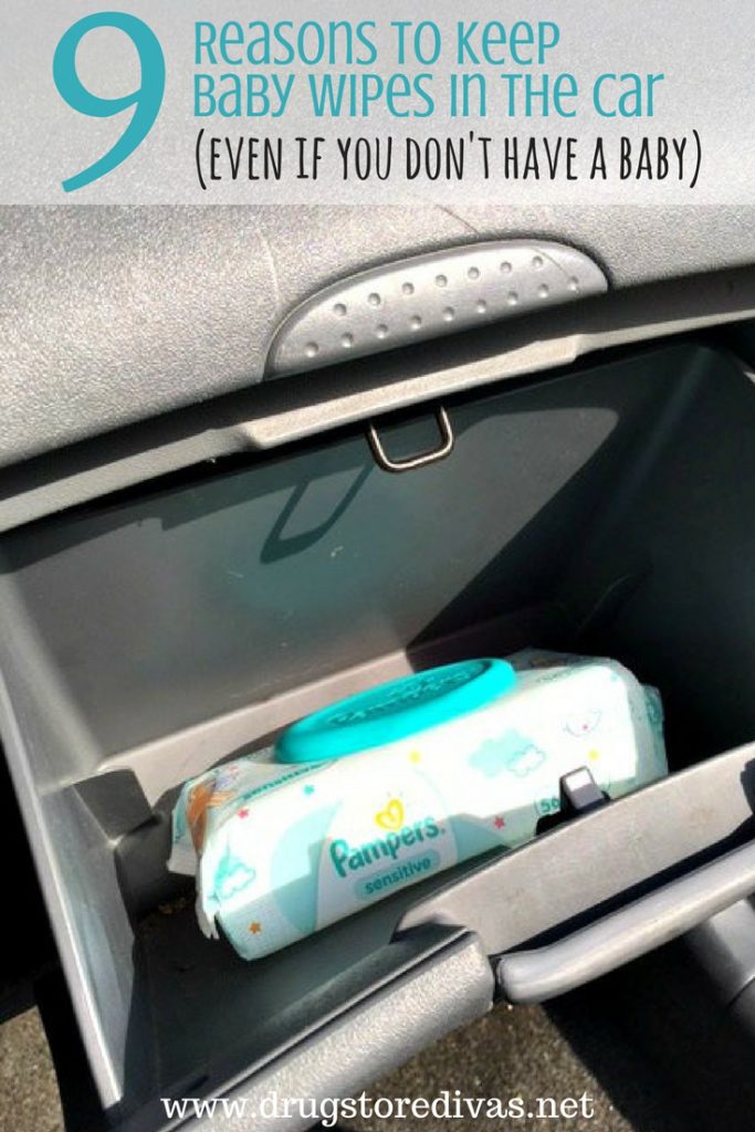 #ad Even if you don't have kids, you should still have baby wipes on hand. Find out why in this 9 Reasons To Keep Baby Wipes In The Car (even if you don't have kids) post from www.drugstoredivas.net.