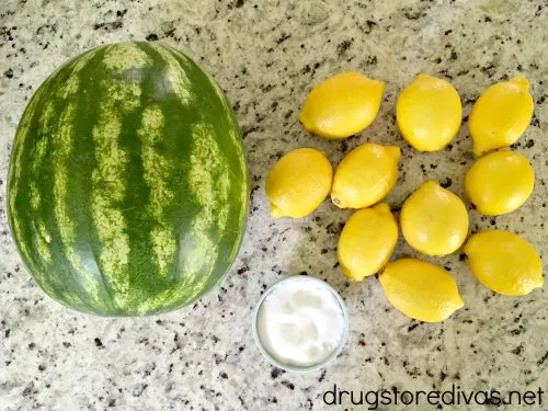 #ad Looking for the perfect summertime drink? Check out this Watermelon Lemonade recipe from www.drugstoredivas.net.