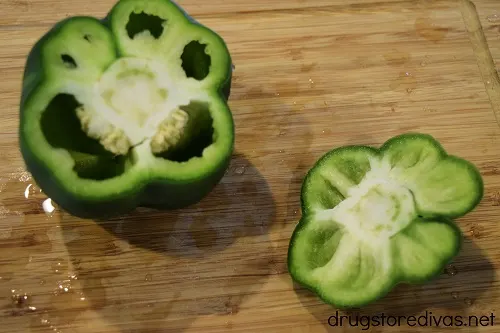 Green pepper sliced optn.