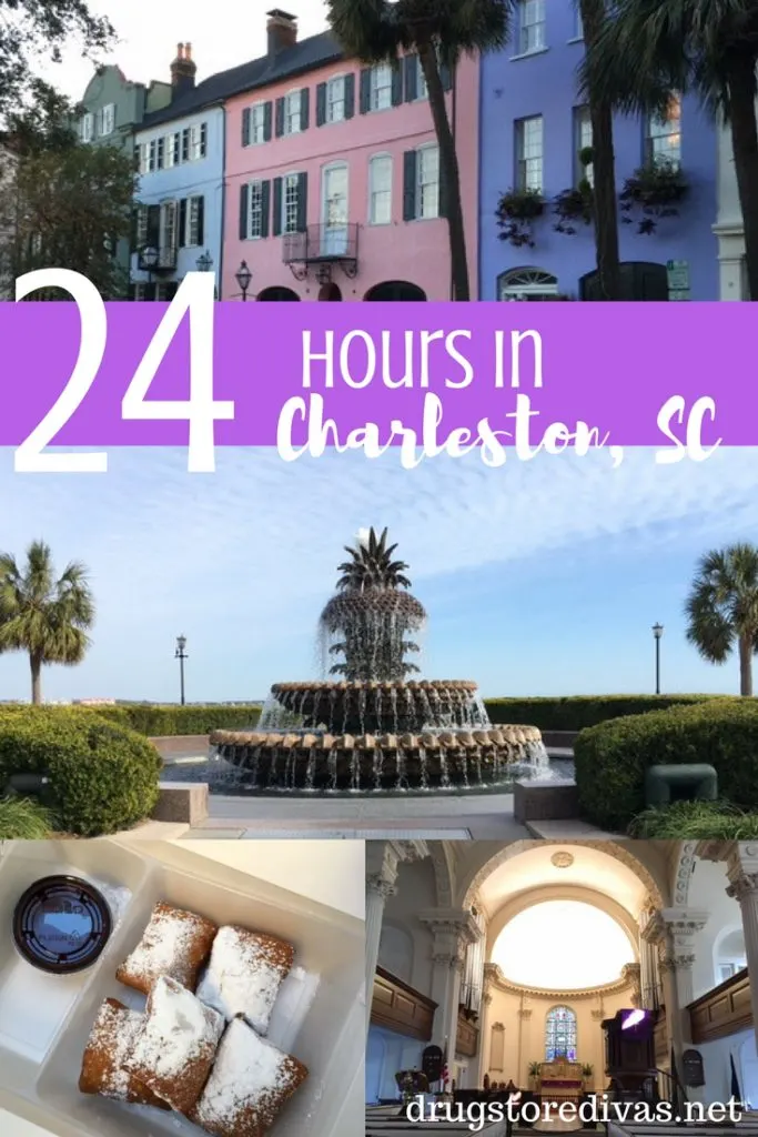 Looking for things to do in Charleston, SC? Get ideas in this 24 hours in Charleston, SC post from www.drugstoredivas.net.