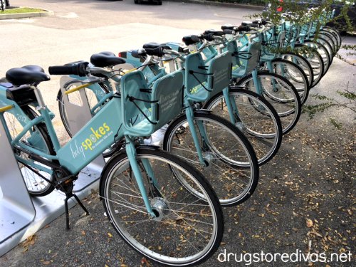 Rental bikes in Charleston, SC.