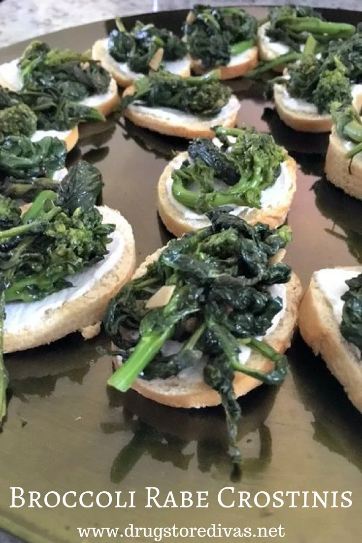 Broccoli Rabe Crostinis.