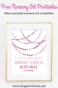 Free Nursery Art Printables | Drugstore Divas