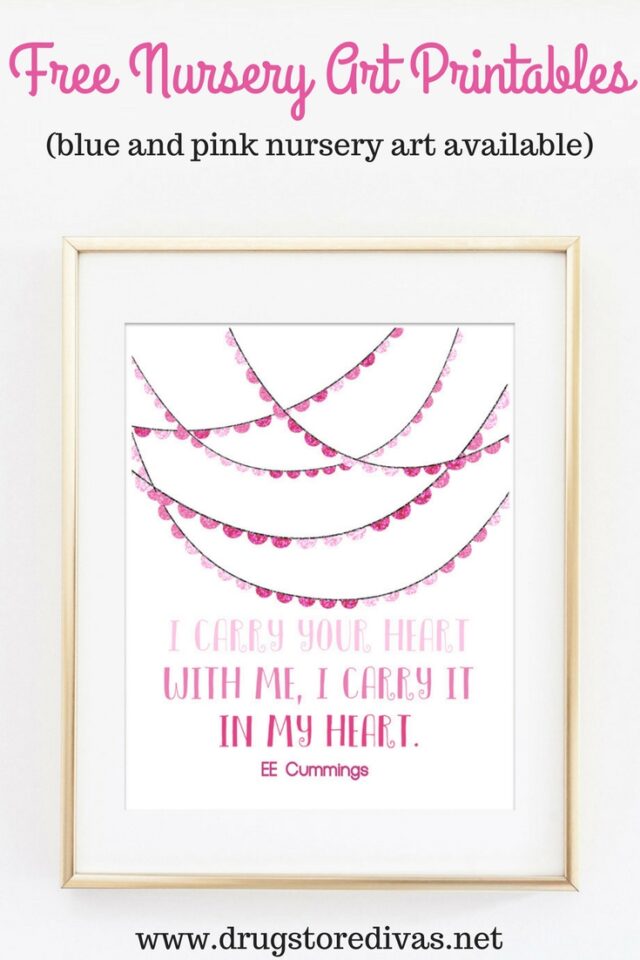 Free Nursery Art Printables | Drugstore Divas
