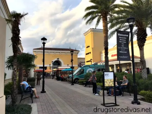 Outlet shopping center in Orlando, Florida.