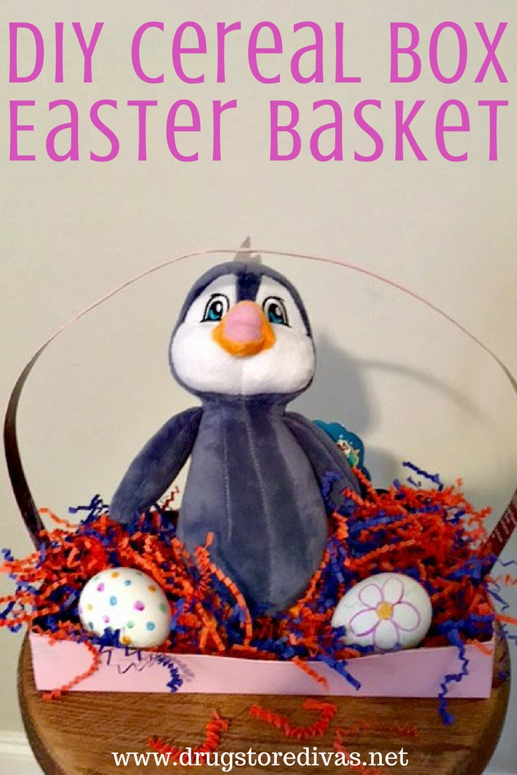 DIY Cereal Box Easter Basket.