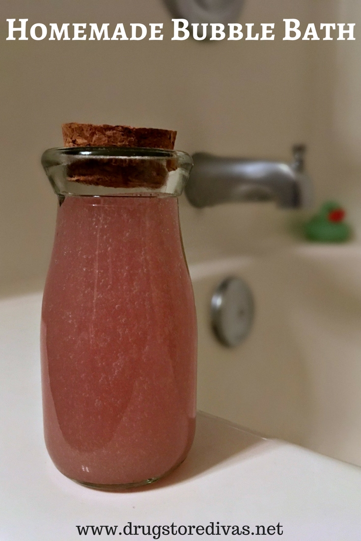 A bath is a great way to relax. If you need some relaxing me time, be sure to make this Homemade Bubble Bath from www.drugstoredivas.net.