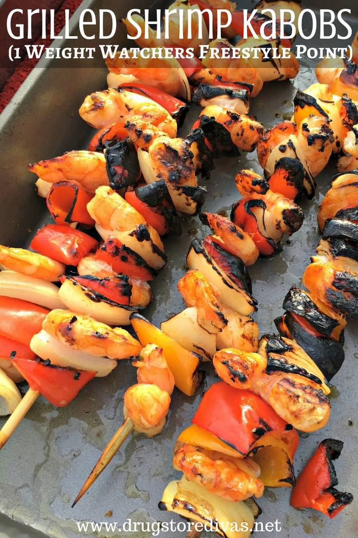 Grilled Shrimp Kabobs.