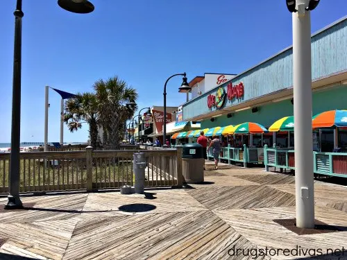 Myrtle Beach boardwalk.