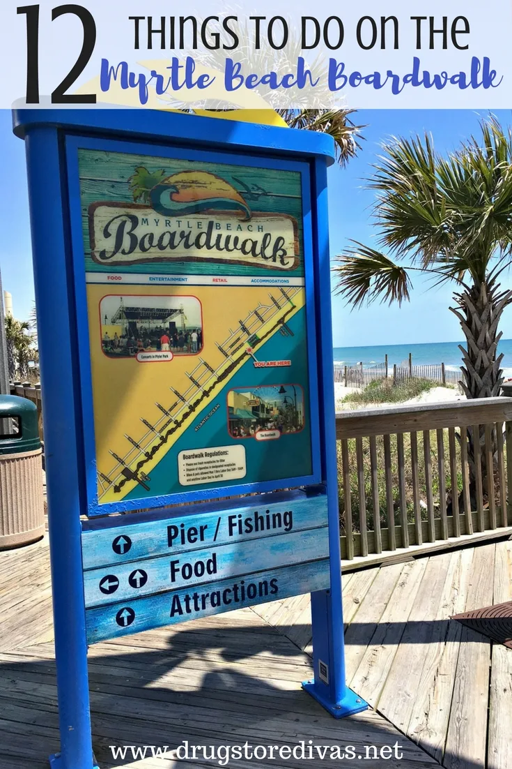 If you're taking a summer vacation to Myrtle Beach, you'll want to check out the Myrtle Beach boardwalk. Find 12 Things To Do On The Myrtle Beach Boardwalk from www.drugstoredivas.net. #myrtlebeach #myrtlebeachsc #visitsc #myrtlebeachsouthcarolina #southcarolina