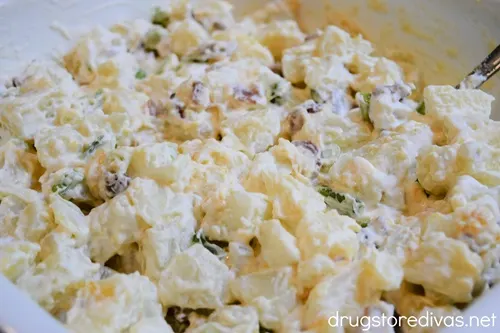 Loaded potato salad.
