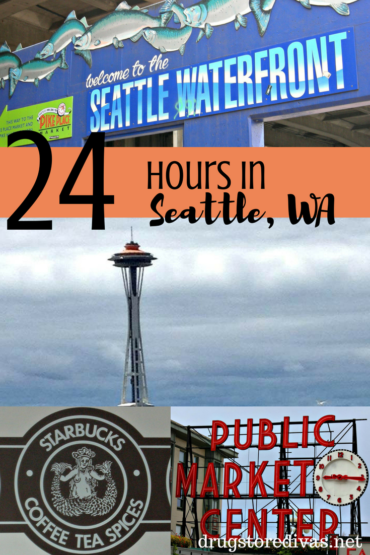 Don't miss a single thing when you only have a day in Seattle! Follow this 24 Hours In Seattle guide from www.drugstoredivas.net.