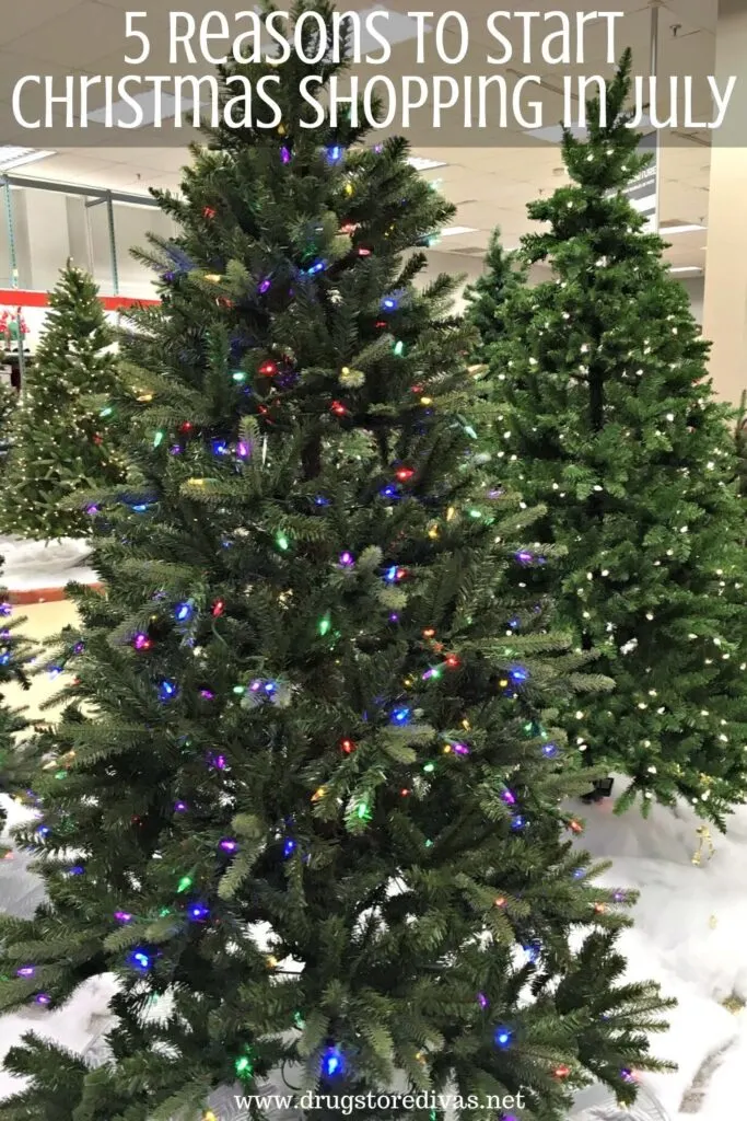 Starting your Christmas shopping in July makes December so much easier. Check out these 5 Reasons To Start Christmas Shopping In July from www.drugstoredivas.net.
