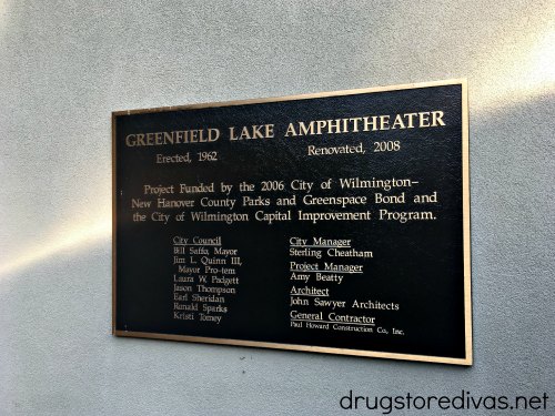 Greenfield Lake Amphitheater Wilmington Nc Seating Chart