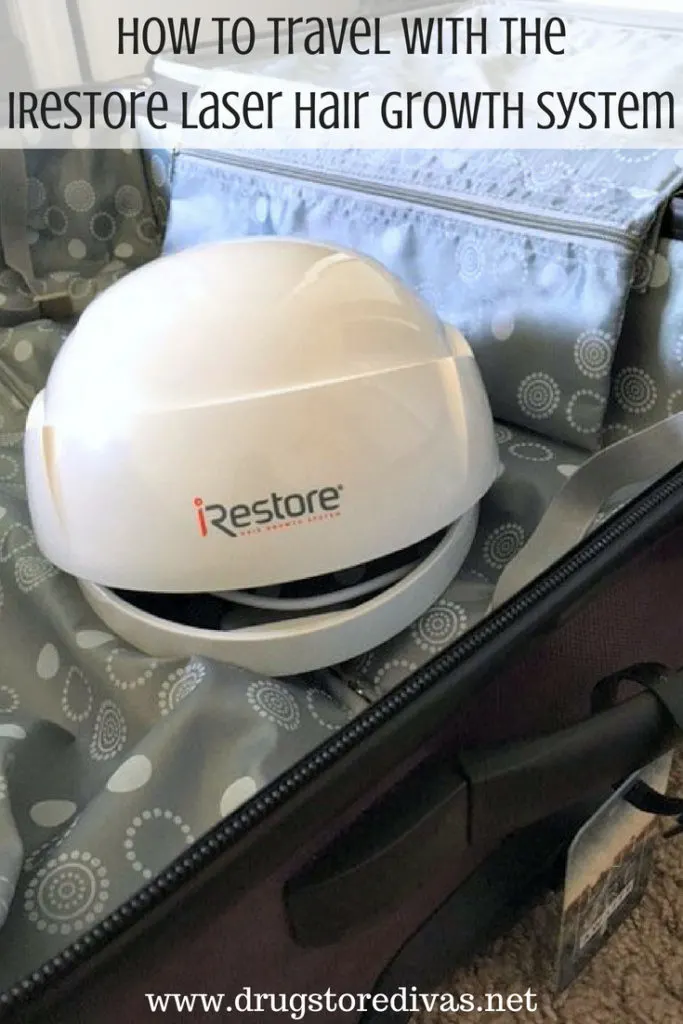Planning your summer travel with the iRestore Laser Hair Growth System requires planning. Find out how to travel with this post from www.drugstoredivas.net.
