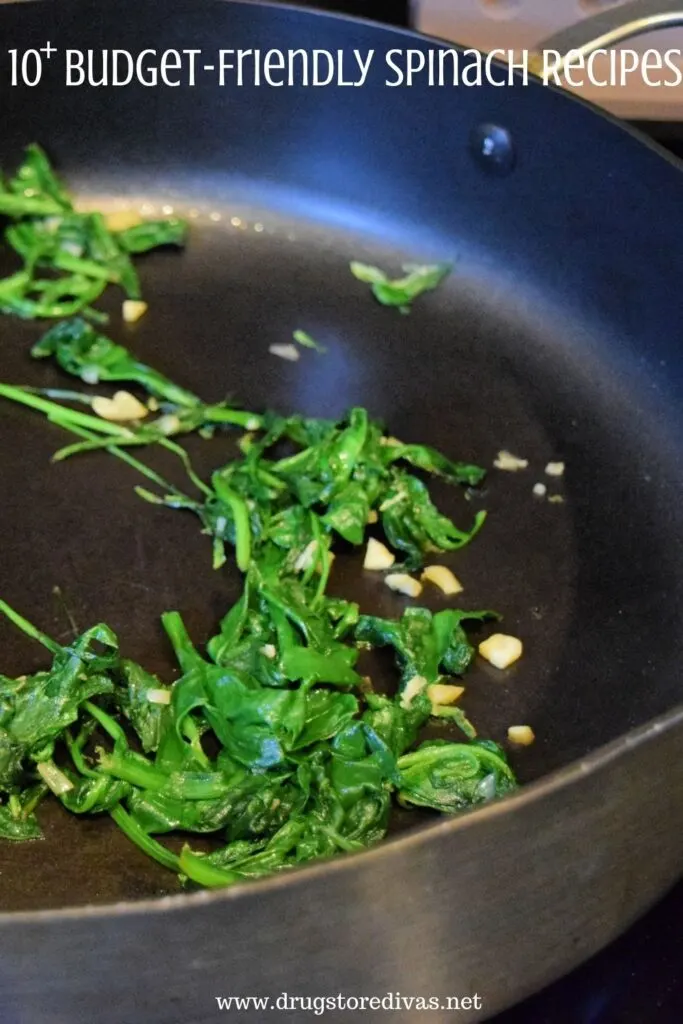 Add some more spinach into your meals with these 20 Super Spinach Recipes from www.drugstoredivas.net. Add some more spinach into your meals with these 10+ Budget-Friendly Spinach Recipes. There's something for everyone.
