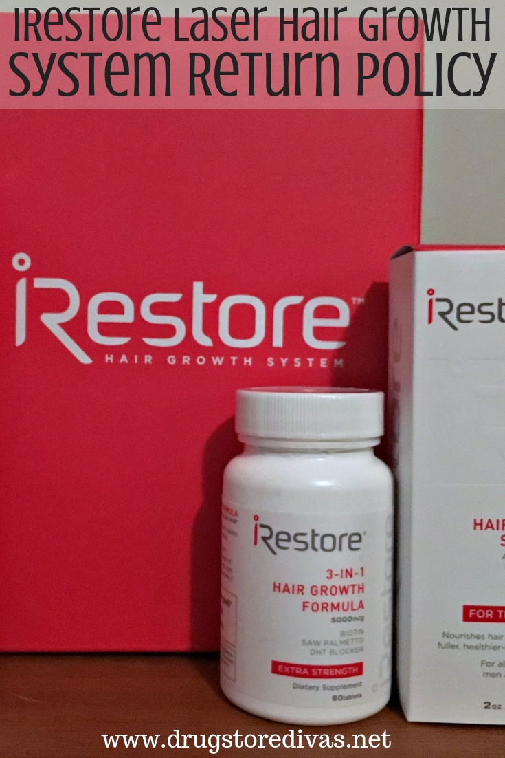 Try the iRestore Laser Hair Growth System risk free! Find out about the return policy on www.drugstoredivas.net.