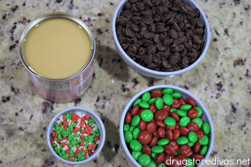 This Chocolate Christmas Fudge will be THE talk of your next Christmas party. Get the recipe at www.drugstoredivas.net.