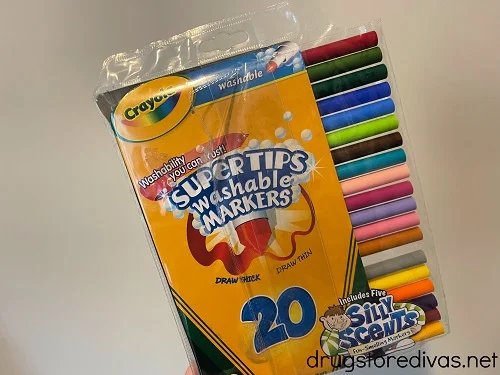 A 20 pack of Crayola Washable Markers.