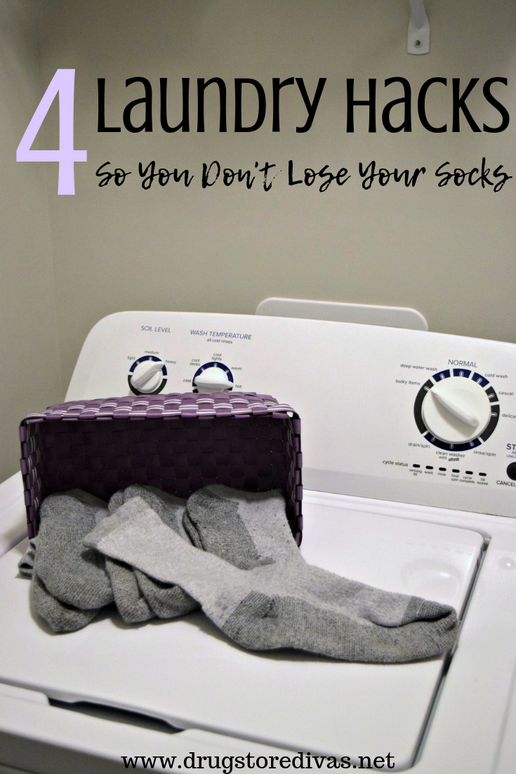 If you're always losing your socks in the wash, you'll love these tips from www.drugstoredivas.net.