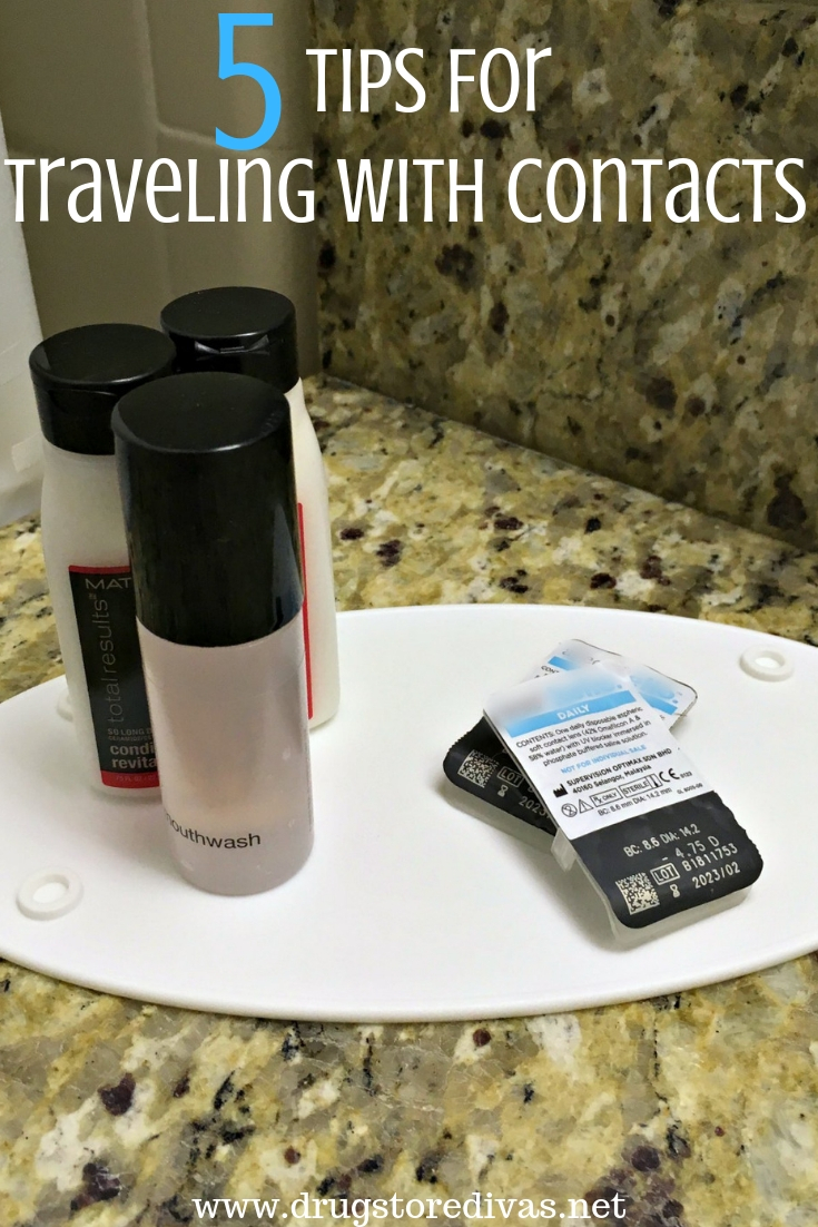 If you wear contacts, you have to travel with them. I put together a few tips to make traveling with contacts easier. Check them out on www.drugstoredivas.net.