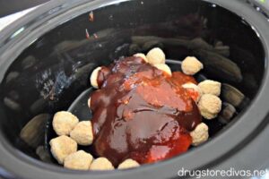 Slow Cooker Sweet And Spicy Meatballs Recipe | Drugstore Divas