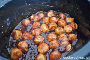 Slow Cooker Sweet And Spicy Meatballs Recipe | Drugstore Divas