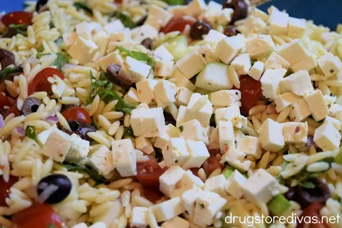 Greek Orzo Salad.