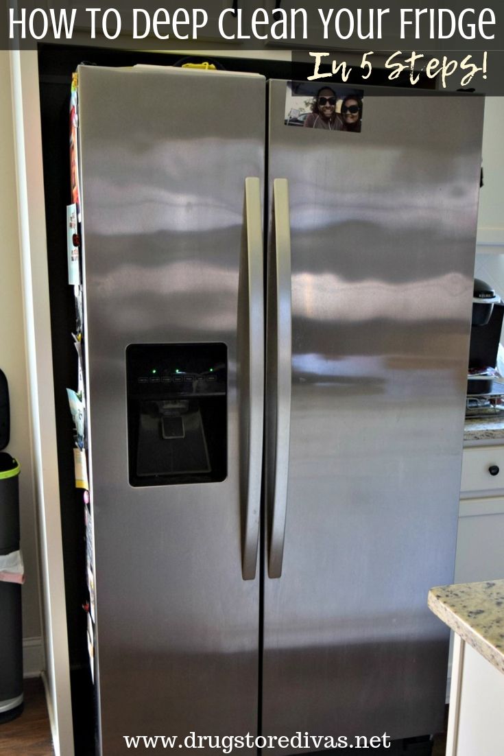 Sometimes, you have to deep clean your fridge. Do it right. Learn how to deep clean your fridge in five steps on www.drugstoredvas.net.