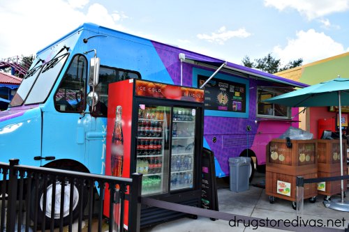 A food truck in SeaWorld Orlando.