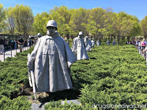 A memorial for Korean War veterans in Washington, DC.