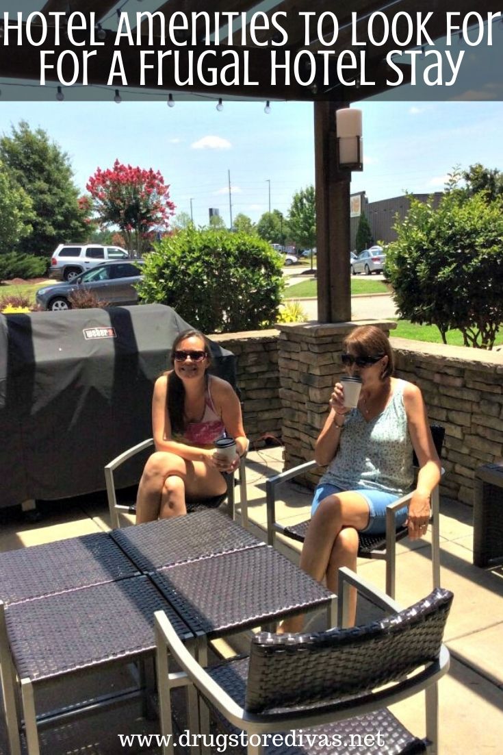 Two women sitting outside.