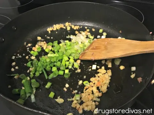 Egg Roll In A Bowl is a delicious recipe. It's a Keto-friendly recipe, but good even if you're not on Keto. Get the recipe at www.drugstoredivas.net.