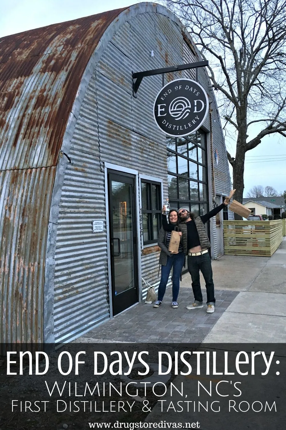 End Of Days Distillery is Wilmington, NC's first distillery and tasting room. Learn all about it at www.drugstoredivas.net.