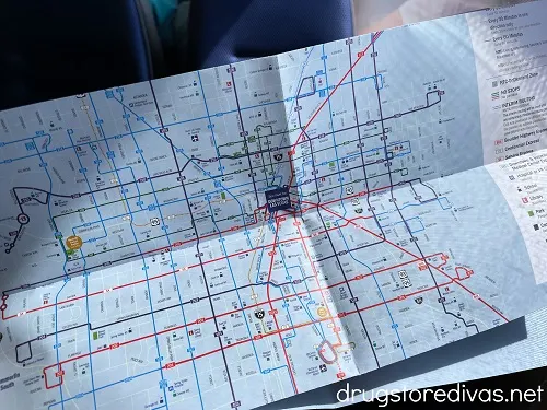 RTC transit Las Vegas bus map.