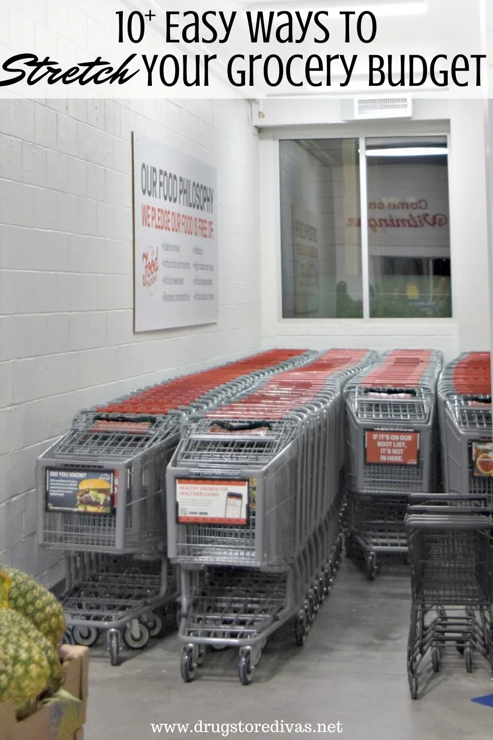 When you're grocery shopping, you want to get the most out of your budget. Get tips on how to stretch your grocery budget on www.drugstoredivas.net.