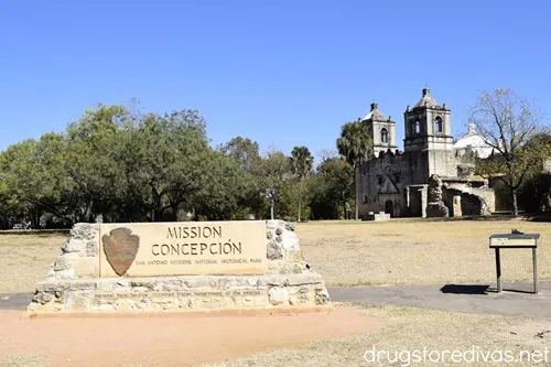 Mission Concepcion in San Antonio, Texas.