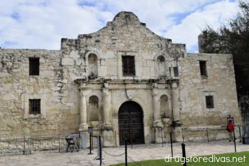 The Alamo in San Antonio, Texas.